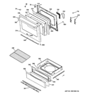 Part Location Diagram of WB58K10018 GE DRAWER BODY