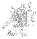 BODY PARTS Diagram and Parts List for CS975SD1SS  Hotpoint Range