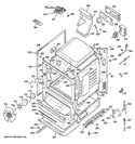BODY PARTS Diagram and Parts List for JGB600EED1ES  General Electric Range