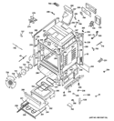 BODY PARTS Diagram and Parts List for PGB980SET3SS  General Electric Range