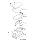 GRIDDLE ASSEMBLY Diagram and Parts List for ZGP364NDR3SS  General Electric Range
