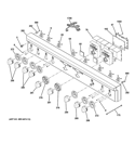 CONTROL PANEL Diagram and Parts List for ZGP486NDR3SS  General Electric Range