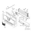 FREEZER SECTION Diagram and Parts List for DFE29JSDBSS  General Electric Refrigerator