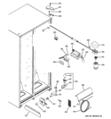 FRESH FOOD SECTION Diagram and Parts List for GSH22JGDD WW  General Electric Refrigerator
