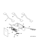 CONTROLS Diagram and Parts List for GTUP270GM4WW  General Electric Washer Dryer Combo