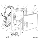 Part Location Diagram of WE20M530 GE PANEL FRONT WHITE