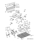 UNIT PARTS Diagram and Parts List for GTH16DBEDRBB  General Electric Refrigerator