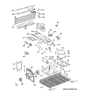 UNIT PARTS Diagram and Parts List for GTH16DBEDRWW  General Electric Refrigerator
