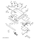 GAS & BURNER PARTS Diagram and Parts List for JGB600SET3SS  General Electric Range