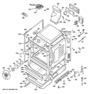 BODY PARTS Diagram and Parts List for JGB600SET3SS  General Electric Range