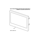 MICROWAVE DOOR Diagram and Parts List for JKP90SP4SS  General Electric Microwave Oven Combo