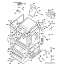BODY PARTS Diagram and Parts List for JGB282SET3SS  General Electric Range