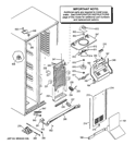 Part Location Diagram of WR17X13041 GE PLENUM FAN EVAPORATOR