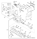 Part Location Diagram of WR02X13391 GE SWITCH HOUSING FZ