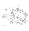 Part Location Diagram of WB27T11501 GE CONTROL OVEN TO9 (Electric)