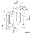 Part Location Diagram of WR02X13789 GE FOAM AIRTOWER FRONT