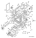 BODY PARTS Diagram and Parts List for CGS985SET1SS  General Electric Range