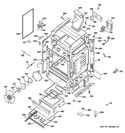 BODY PARTS Diagram and Parts List for CGS985SET2SS  General Electric Range