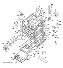 BODY PARTS Diagram and Parts List for CS980ST1SS  Hotpoint Range