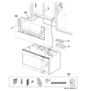 INSTALLATION PARTS Diagram and Parts List for CSA1201RSS02  Hotpoint Microwave