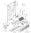 Part Location Diagram of WR02X13619 GE PAD FOAM
