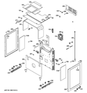 BODY PARTS Diagram and Parts List for JGB870DET2WW  General Electric Range