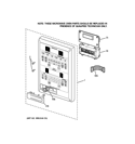 Part Location Diagram of WB27T11348 GE MICROWAVE CONTROL
