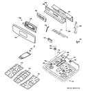 Part Location Diagram of WB27K10379 GE CONTROL TO11