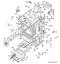 BODY PARTS Diagram and Parts List for PGB930DET1BB  General Electric Range