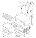 UPPER OVEN Diagram and Parts List for PS978ST1SS  General Electric Range