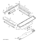 COOLING FAN Diagram and Parts List for PS978ST1SS  General Electric Range