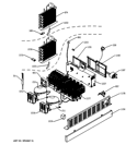 Part Location Diagram of WR55X11159 GE MAIN CONTROL BOARD