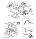 INTERIOR PARTS 2 Diagram and Parts List for ZSC2001FSS01  General Electric Microwave
