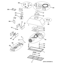 RANGE HOOD Diagram and Parts List for ZVC48L1SS  General Electric Range Hood