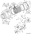 Part Location Diagram of WH45X10138 GE RING BALANCE Assembly