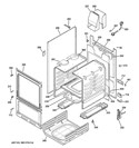 BODY PARTS Diagram and Parts List for RGA720EK5WH  Hotpoint Range