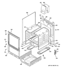 BODY PARTS Diagram and Parts List for RGA720PK4WH  Hotpoint Range