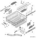 Part Location Diagram of WD28X20177 GE SHELF CUP