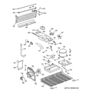 UNIT PARTS Diagram and Parts List for GTH18CCEDRBB  General Electric Refrigerator