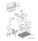 UNIT PARTS Diagram and Parts List for GTT18GBDCRWW  General Electric Refrigerator