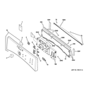 CONTROL PANEL Diagram and Parts List for GFDN120GD0WW  General Electric Dryer