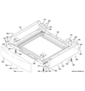 Part Location Diagram of WH10X10016 GE RISER BRACKET NUT Assembly