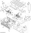 Part Location Diagram of WB34X29940 GE CONTROL PANEL MOUNTING BRACKET