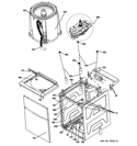 Part Location Diagram of WH16X10186 GE Transmission Assembly