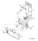 FRESH FOOD SECTION Diagram and Parts List for GFE29HSDASS  General Electric Refrigerator