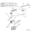 Part Location Diagram of WE14M220 GE BURNER Assembly