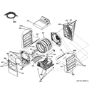 Part Location Diagram of WE1M1054 GE CAP BEAUTY