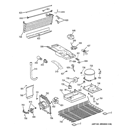 UNIT PARTS Diagram and Parts List for GTM18GCEDRES  General Electric Refrigerator