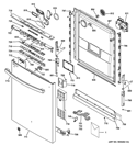 Part Location Diagram of WD12X10456 GE SILICONE LIGHT PIPE