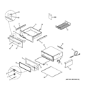 HOOD PARTS Diagram and Parts List for CW9000SD1SS  General Electric Warming Drawer